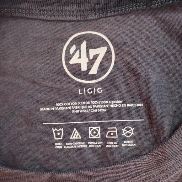 Men's 47 Brand Dallas Cowboys Crewneck Short Sleeve T-shirt Navy - Picture 8 of 8